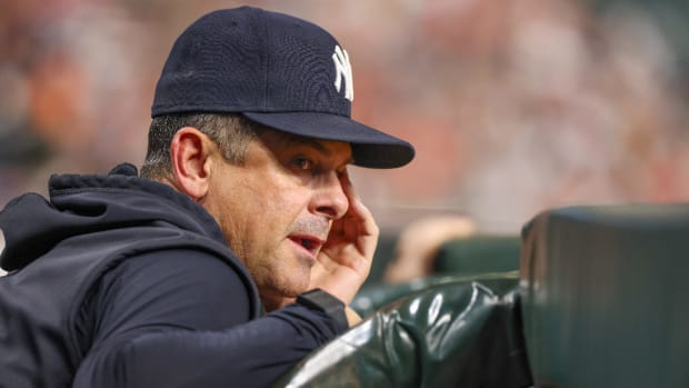 New York Yankees manager Aaron Boone